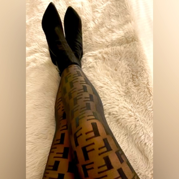 Brown fendi shop tights